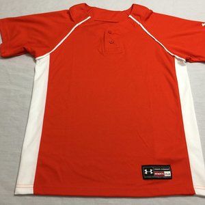 🌼 NWOT UNDER ARMOUR BOYS BASEBALL JERSEY SHIRT SIZE YOUTH L🌼